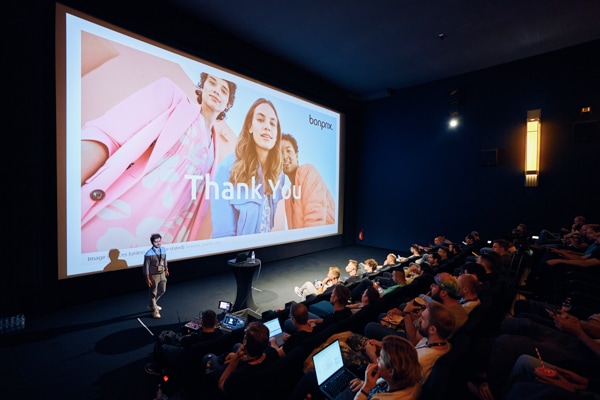 Collage of partner logos from previous code.talks events